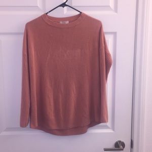 LOFT coral/pink sweater